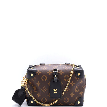 Louis Vuitton Petite Malle Souple Handbag Monogram Canvas