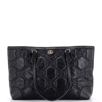 Gucci Ophidia Open Tote GG Matelasse Leather Medium