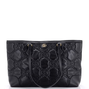 Gucci Ophidia Open Tote GG Matelasse Leather Medium