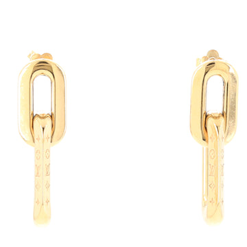 Louis Vuitton LV Edge Double Earrings Metal