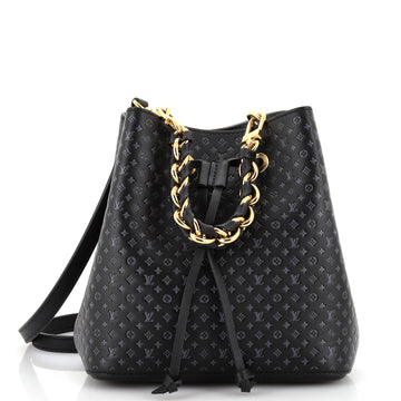 Louis Vuitton NeoNoe Handbag Nano Monogram Leather BB