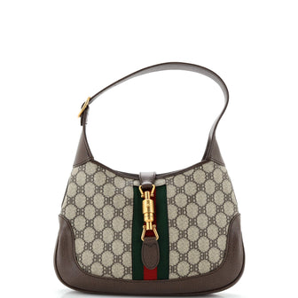 Balenciaga x Gucci The Hacker Project Jackie 1961 Hobo BB Coated Canvas Small