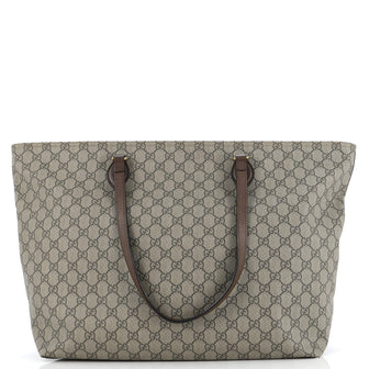 Gucci Ophidia Zip Tote GG Coated Canvas Medium