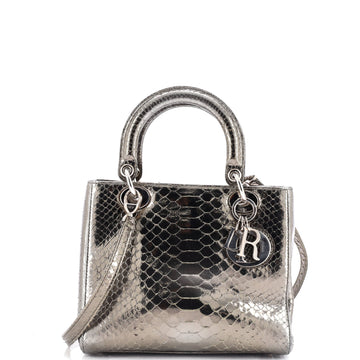 Christian Dior Lady Dior Bag Python Medium