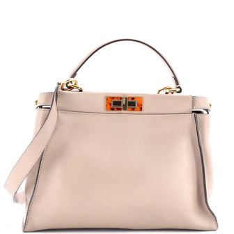 Fendi Peekaboo Bag Rigid Leather Regular
