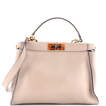 Fendi Peekaboo Bag Rigid Leather Regular