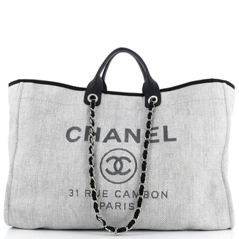 Chanel Deauville Tote Raffia XL