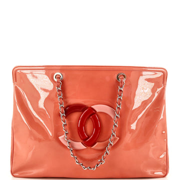 Chanel Lipstick Tote Patent Vinyl XL