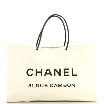 Chanel Essential 31 Rue Cambon Shopping Tote Leather Large