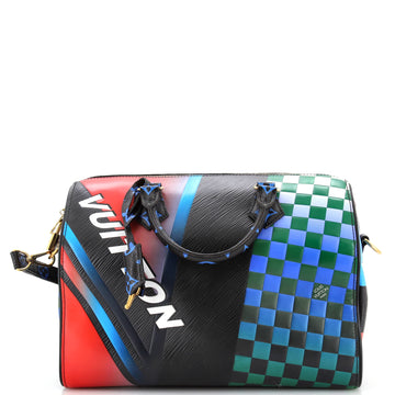 Louis Vuitton Speedy Bandouliere Bag Limited Edition Race Epi Leather 30