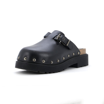 Christian Dior Women's Diorquake Buckle Clogs Leather