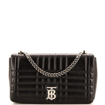 Burberry Lola Shoulder Bag Quilted Lambskin Medium