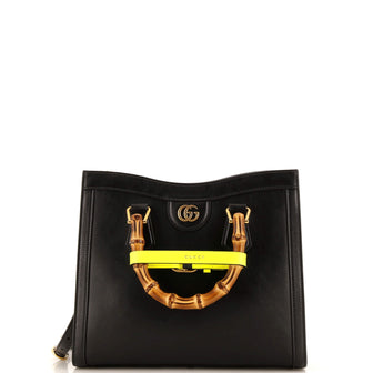 Gucci Diana NM Bamboo Handle Tote Leather Small