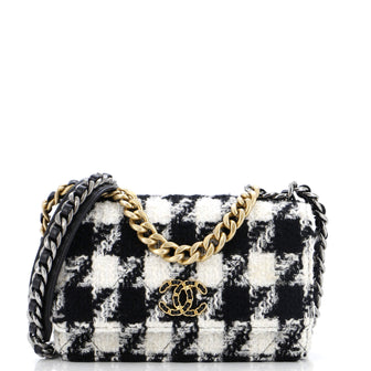 Chanel 19 Wallet on Chain Quilted Tweed