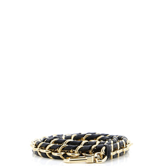 Louis Vuitton Multi Pochette Accessoires Woven Chain Strap Leather and Metal