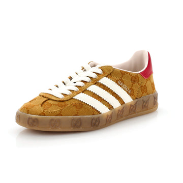 Gucci x Adidas Women's Gazelle Sneakers GG Canvas