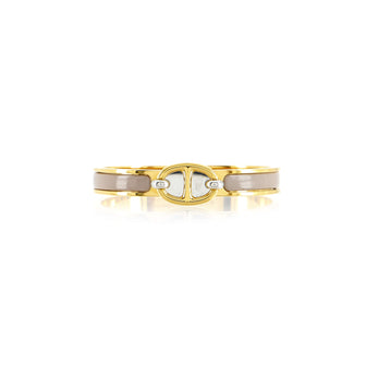 Hermes Mini Clic Chaine d'Ancre Bracelet Metal and Enamel