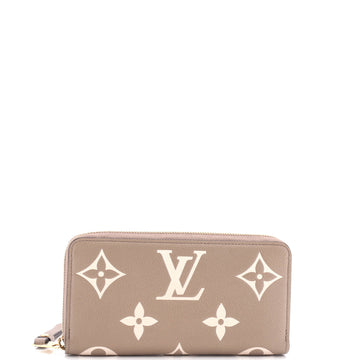 Louis Vuitton Zippy Wallet Bicolor Monogram Empreinte Giant