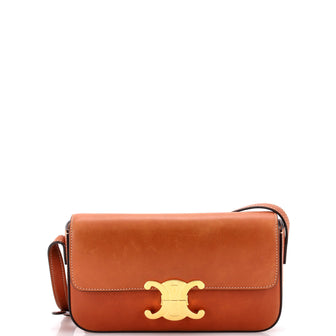 Celine Triomphe East-West Shoulder Bag Smooth Calfskin