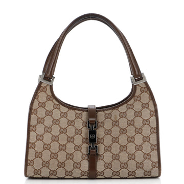 Gucci Vintage Bardot Hobo GG Canvas Small