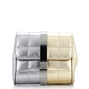 Chanel Vintage Square Classic Single Flap Bag Quilted Lambskin Mini