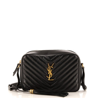 Saint Laurent Lou Camera Bag Matelasse Chevron Leather Small