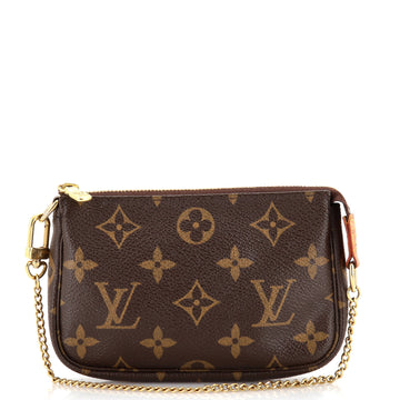 Louis Vuitton Petit Bucket Zip Pouch Monogram Canvas