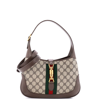 Balenciaga x Gucci The Hacker Project Jackie 1961 Hobo BB Coated Canvas Small