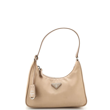 Prada Re-Edition 2005 Hobo Tessuto with Saffiano Leather Mini