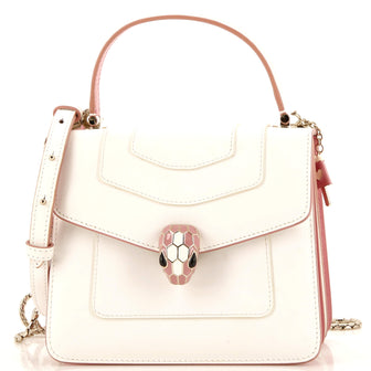 Bvlgari Serpenti Forever Top Handle Bag Leather Small
