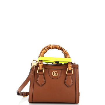 Gucci Diana NM Bamboo Handle Tote Leather Mini