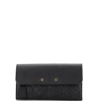 Louis Vuitton Pont Neuf Wallet Monogram Empreinte Leather Long