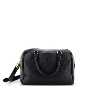 Louis Vuitton Speedy Bandouliere NM Bag Monogram Empreinte Leather 25