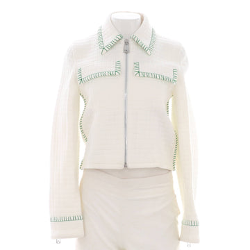 Bottega Veneta Women's Zip Up Jacket Quilted Polyamide Blend