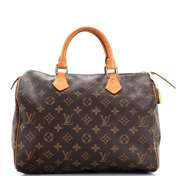 Louis Vuitton Speedy Handbag Monogram Canvas 30