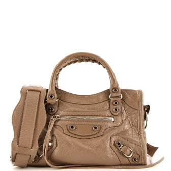 Balenciaga City Classic Studs Bag Leather Mini