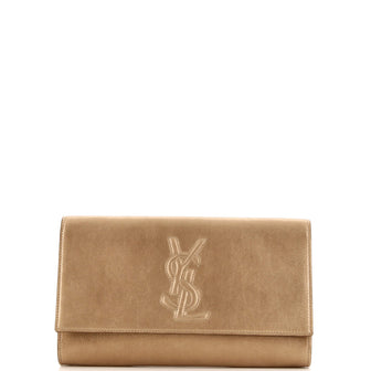 Saint Laurent Classic Monogram Clutch Leather Long