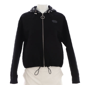 Louis Vuitton Women's Zip Up Hoodie Quilted Cotton Blend