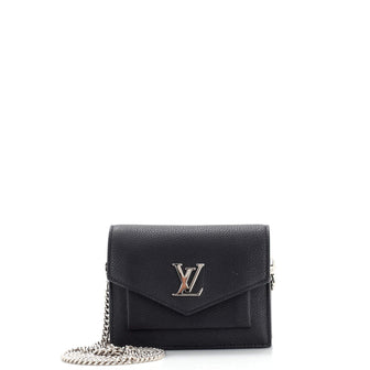 Louis Vuitton Mylockme Chain Pochette Leather Mini
