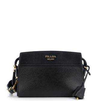 Prada Esplanade Crossbody Bag Saffiano with City Calf Small