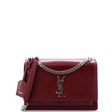 Saint Laurent Sunset Crossbody Bag Leather Medium