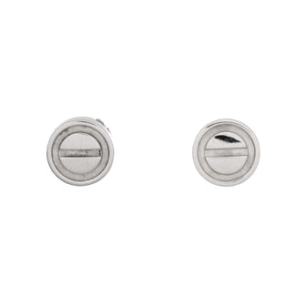 Cartier Love Stud Earrings 18K White Gold