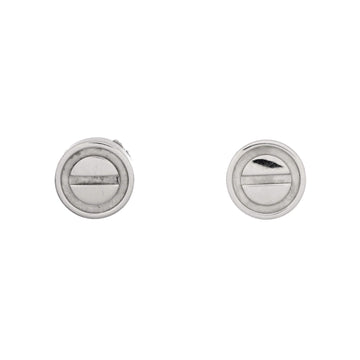 Cartier Love Stud Earrings 18K White Gold