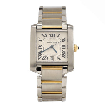 Cartier Tank Francaise Automatic Watch Stainless Steel and Yellow Gold 28