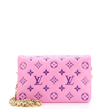 Louis Vuitton Coussin Pochette Monogram Embossed Lambskin