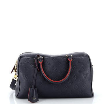 Louis Vuitton Speedy Bandouliere NM Bag Monogram Empreinte Leather 30