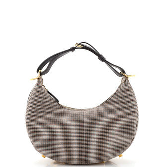 Fendi Fendigraphy Bag Houndstooth Wool Small
