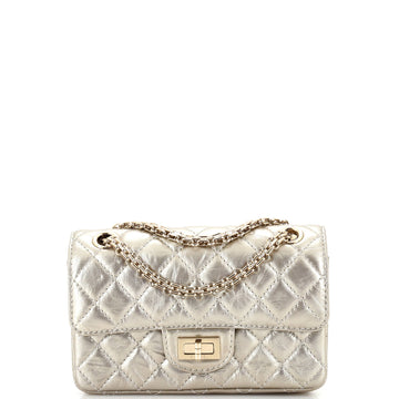 Chanel Reissue 2.55 Flap Bag Quilted Metallic Calfskin Mini