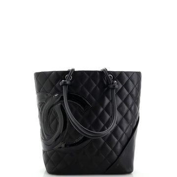 Chanel Cambon Tote Quilted Leather Medium