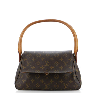 Louis Vuitton Looping Handbag Monogram Canvas Mini